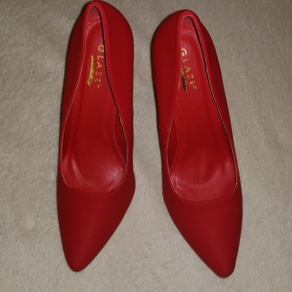 NWT Sexy Glaze Red Heels - Picture 5 of 5